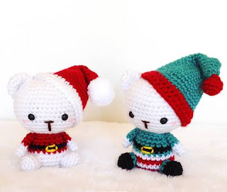 PATRON GRATIS OSO POLAR AMIGURUMI 47680 🐻‍❄️