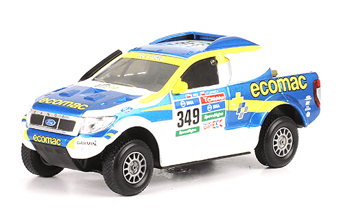 coleccion dakar el tiempo, coleccion dakar 1:43, ford ranger 1:43 daniel mas valdés