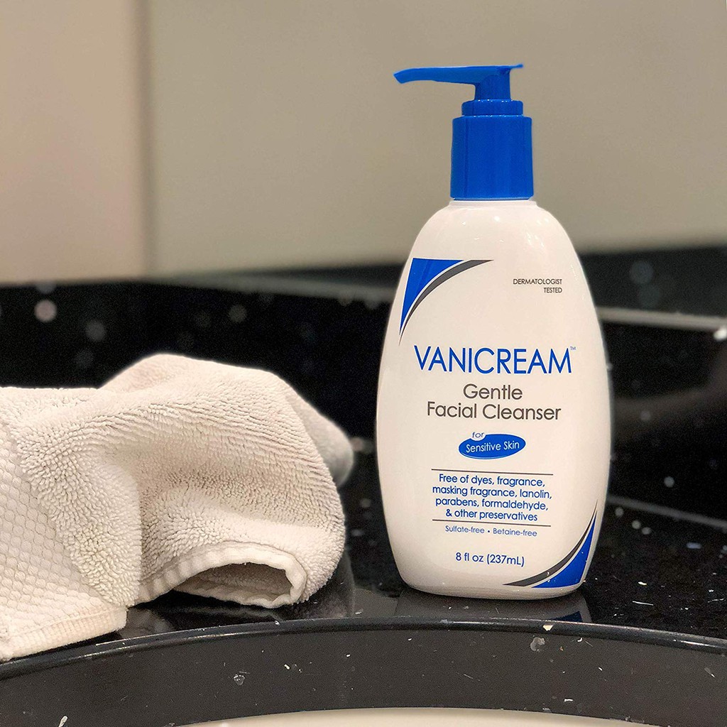 Sữa rửa mặt cho da nhạy cảm giá bình dân Vanicream Gentle Facial Cleanser