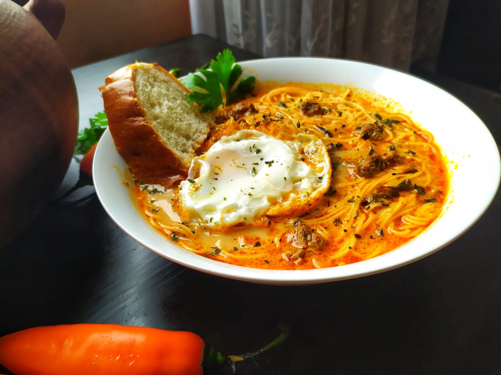 🥣🥩 SOPA A LA CRIOLLA 🥩 BEEF&ANGEL HAIR PASTA SOUP (PERUVIAN RECIPE)