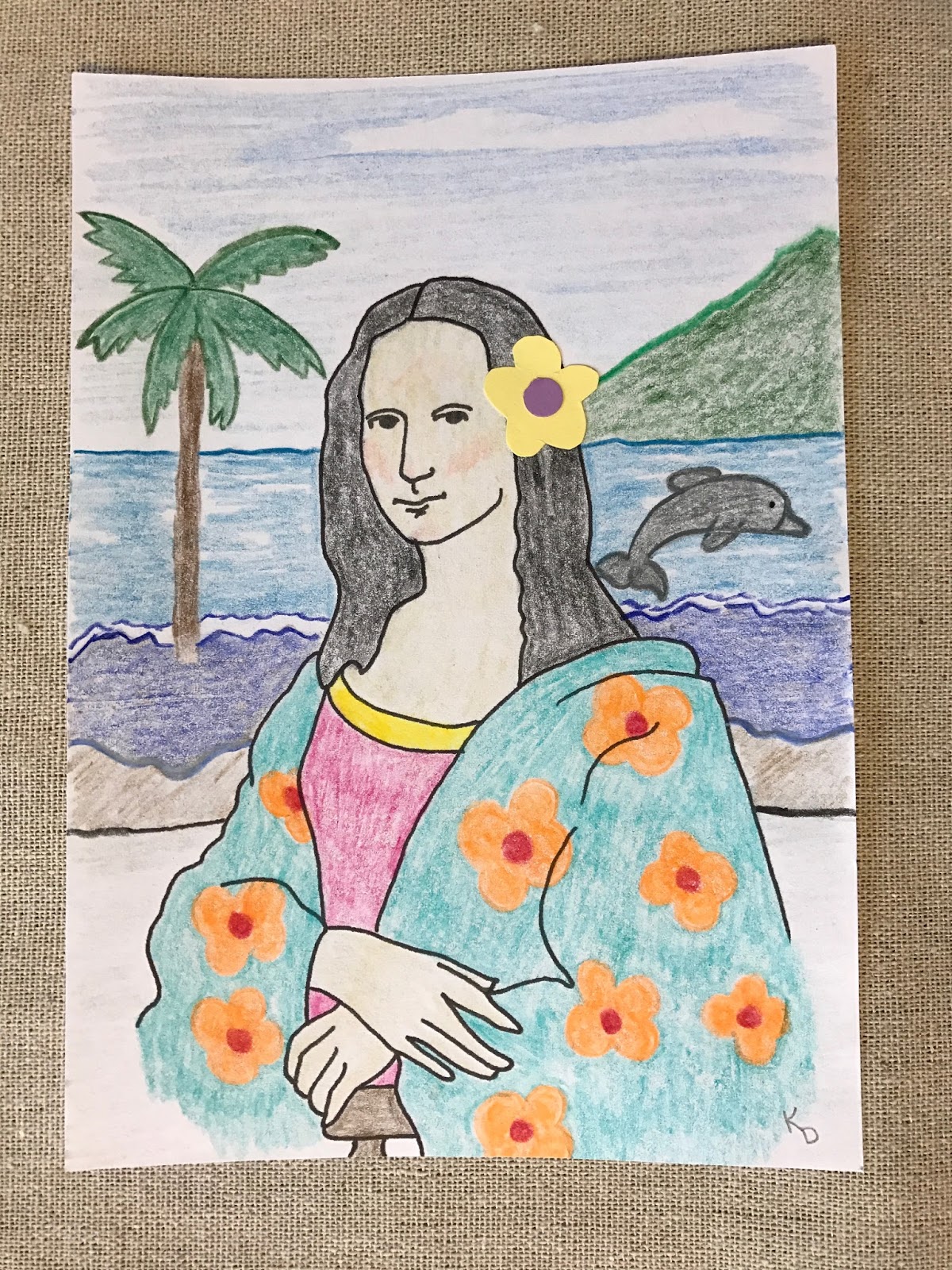 Kathy's Art Project Ideas Mona Lisa Parody Art Lesson