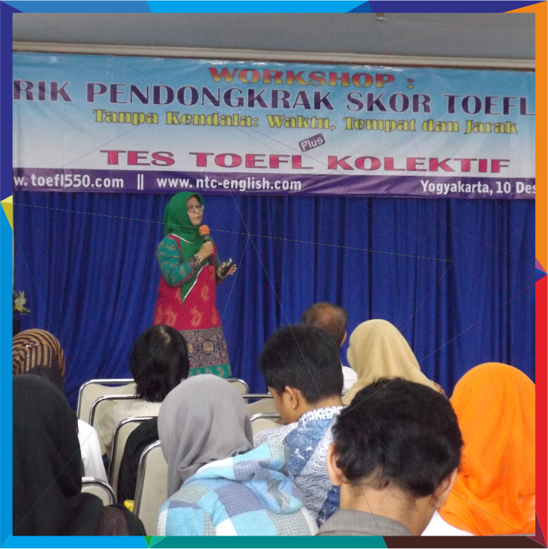 Seminar TOEFL bersama NTC English Yogyakarta