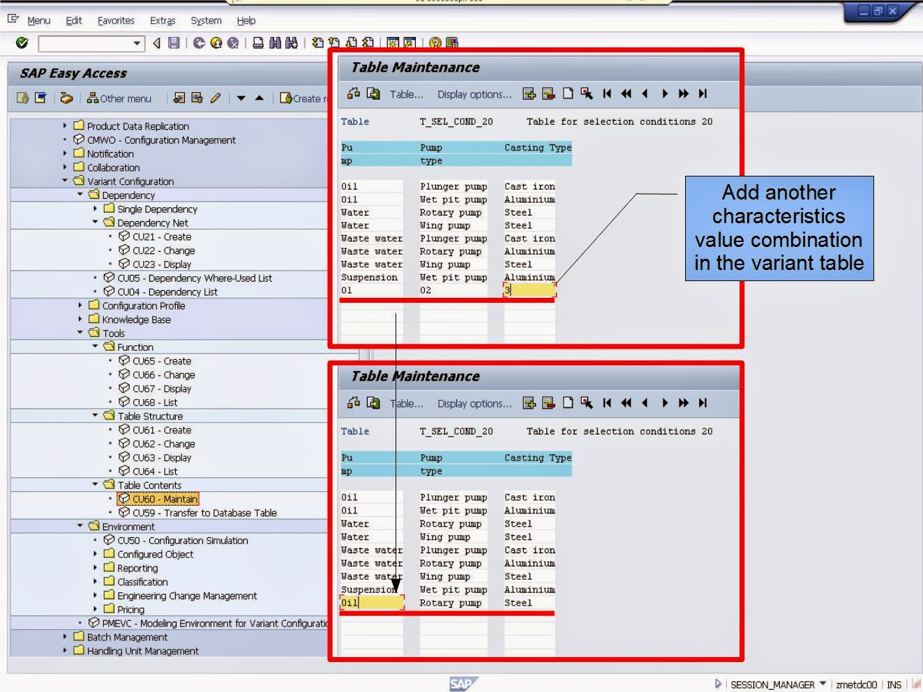 青蛙SAP分享 Froggy's SAP sharing Variant Configuration Linking Variant