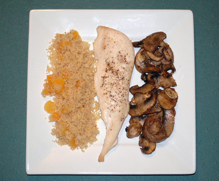 Roasted Chicken and Mushrooms with Couscous — The Redhead Baker