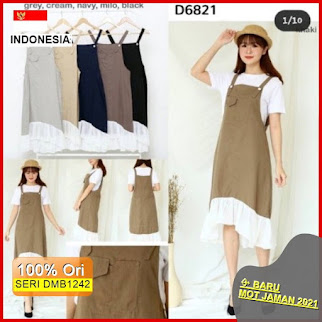 DMB1242 JUMPSUIT OVERALL CARDIGAN 1KG MUAT 4PCS MIDI REVALINA OVERALL OVERALL POLOS MOCREPE OVERALL KOMBINASI BARU 2021