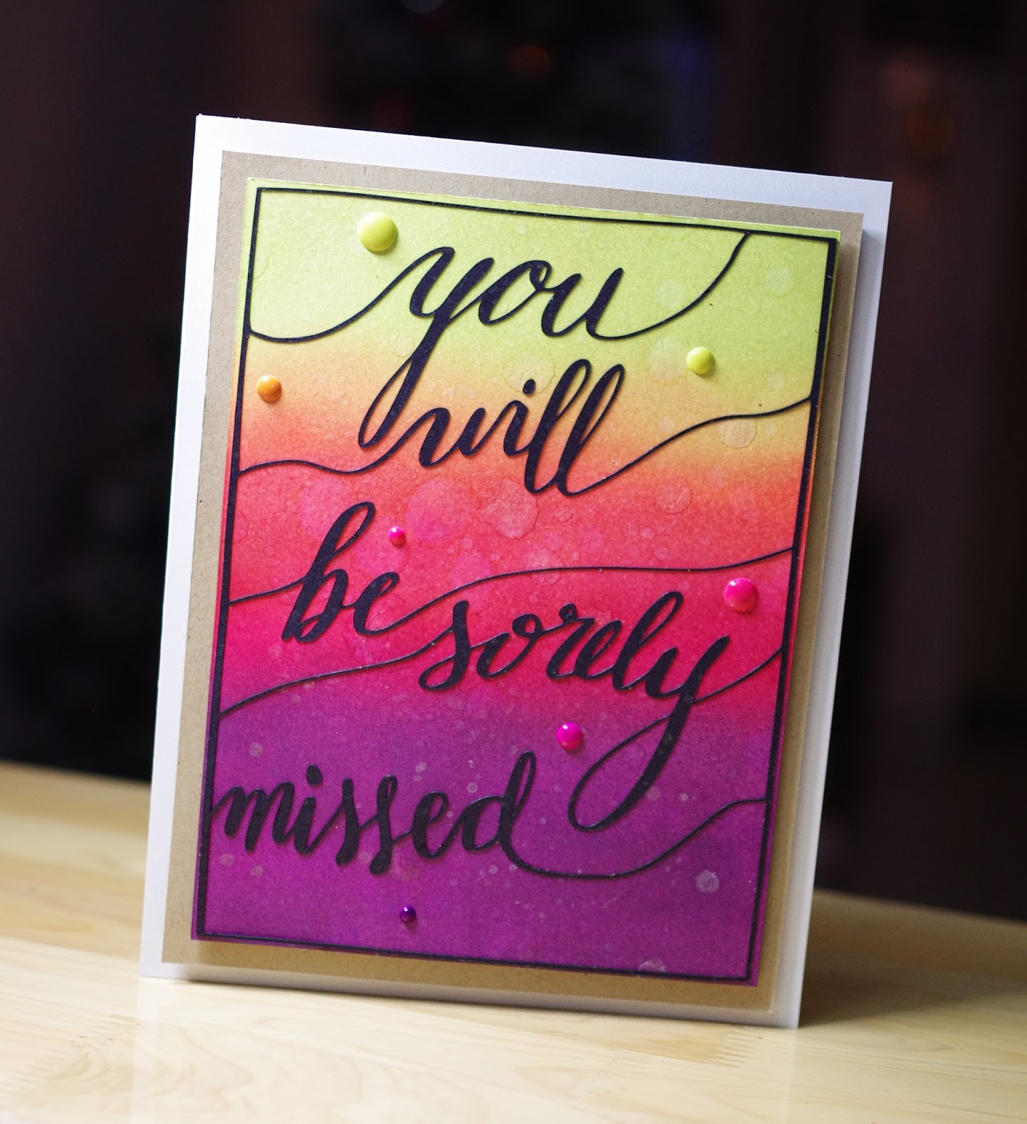 Sorely Miss You FREE Cameo Cut File! Tobi Crawford ink