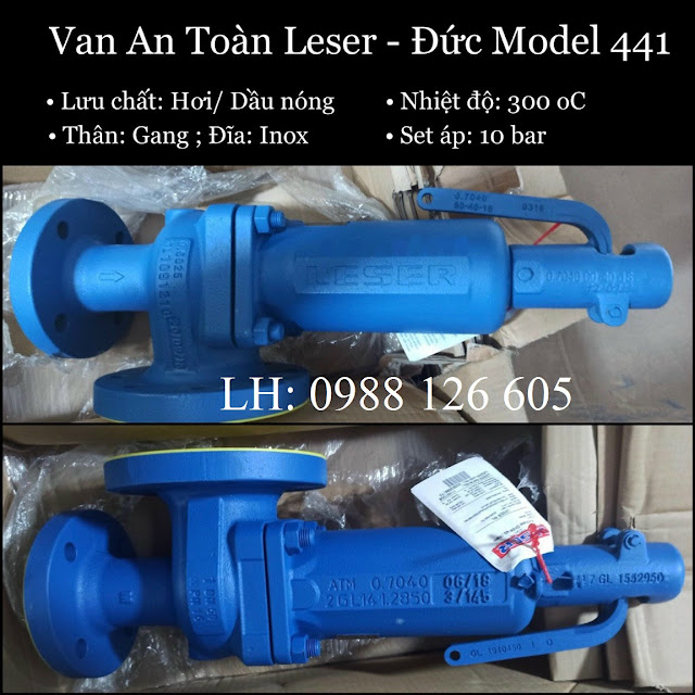 van an toàn mặt bích lesser