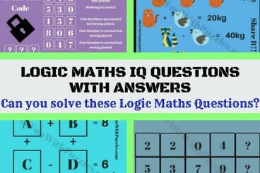 Can you solve these Logic Maths IQ Questions quickly?