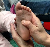 Reflexología podal infantil