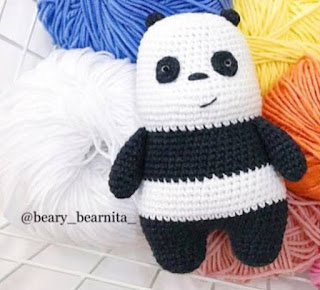 PATRON GRATIS OSO PANDA AMIGURUMI 42553