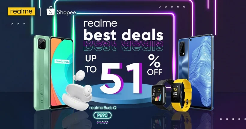 realme offers up to 51% discount at Shopee’s 12.12 Big Christmas Sale