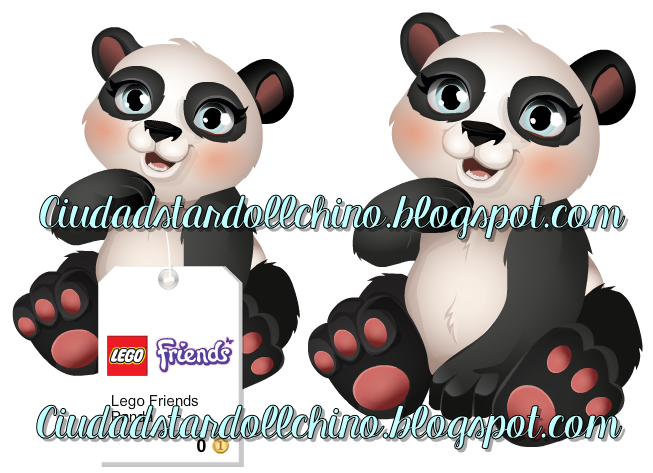 lego friends oso panda