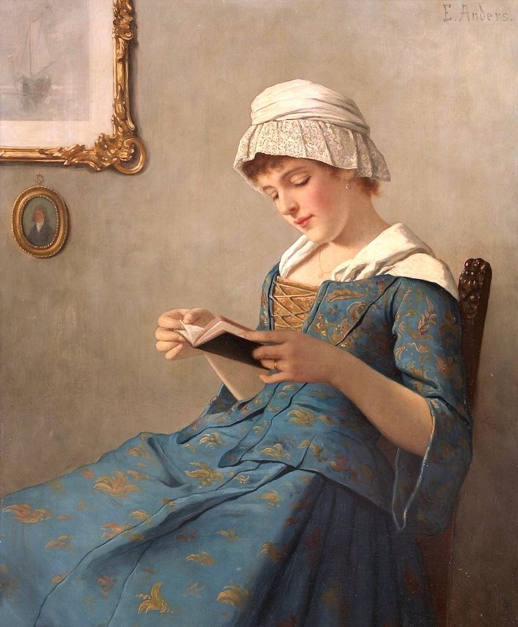 Ernst ANDERS (18451911) Catherine La Rose The Poet of Painting