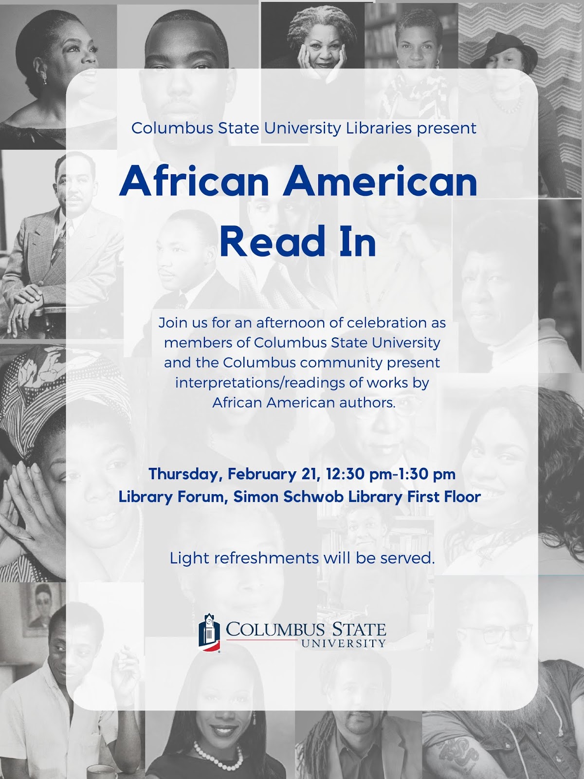 CSU Libraries Join Us for the African American Read In
