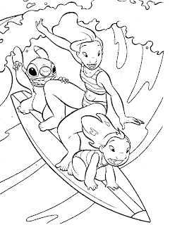 lilo and stitch free coloring pages to print