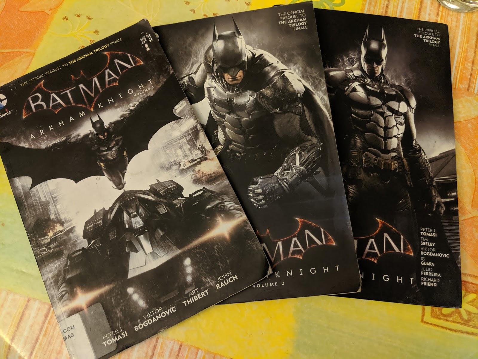 Adventures with Peps: Comic Review 66 // Batman: Arkham knight Books 1,2 & 3