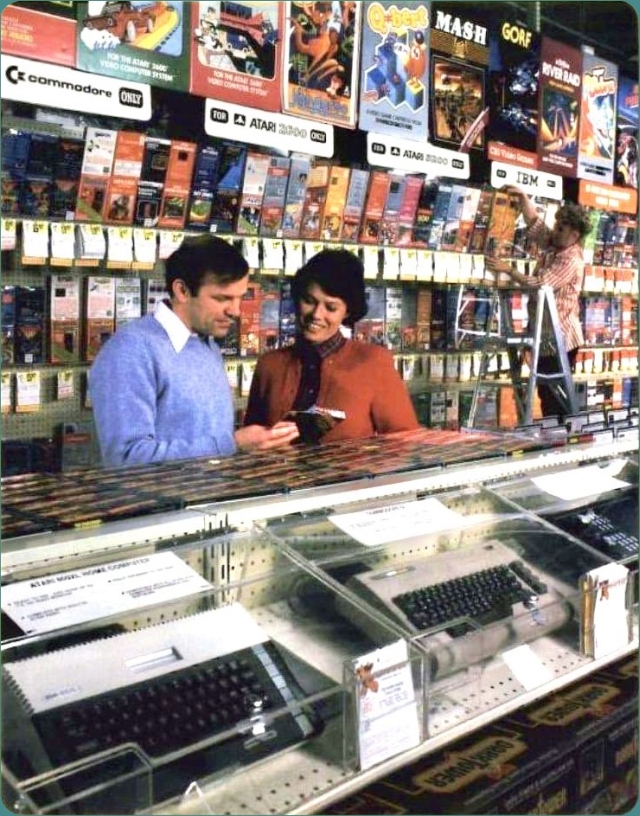 Neon Rocketship Toys R' Us During The Atari Age