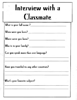 Interview a classmate essay 08 picture