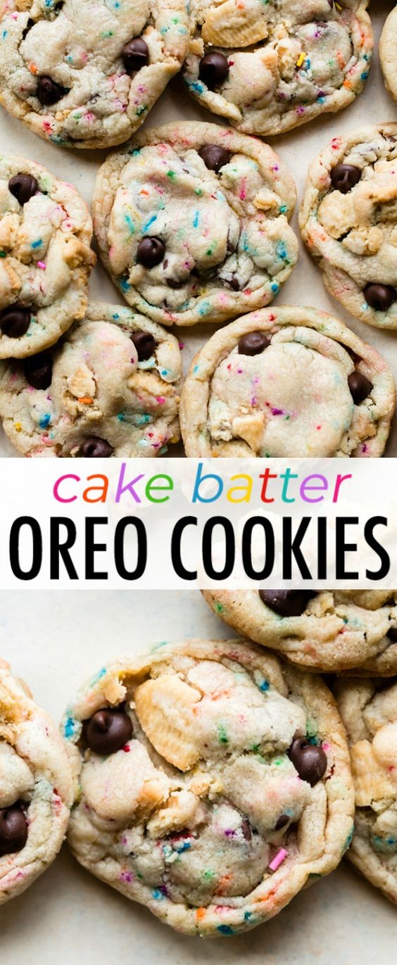 Cake Batter Oreo Cookies - Amazing Recipes