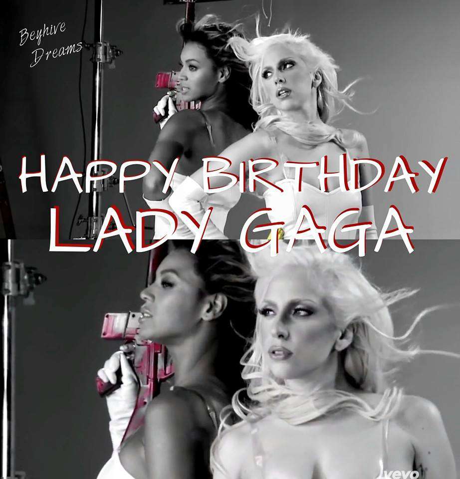 Lady Gaga's Birthday Wishes Pics