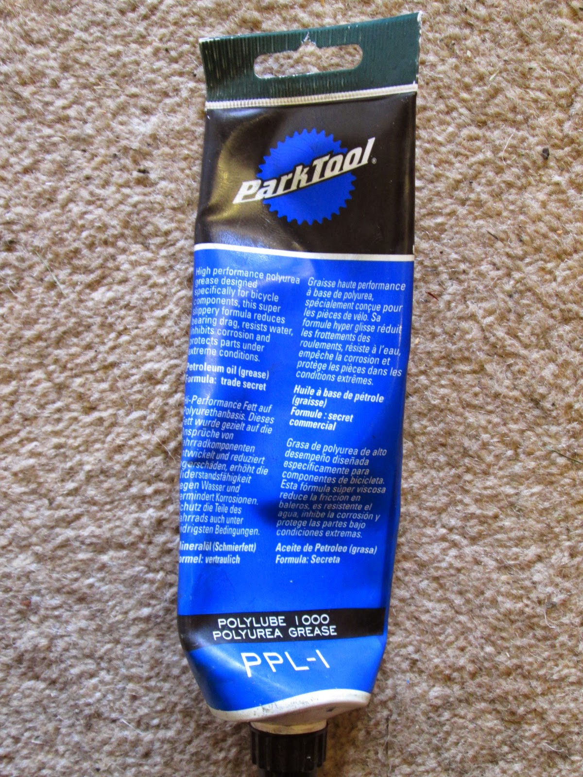 Muddy Brown's Blog Fresh Goods Sunday Park Tool Polylube 1000 PPL1