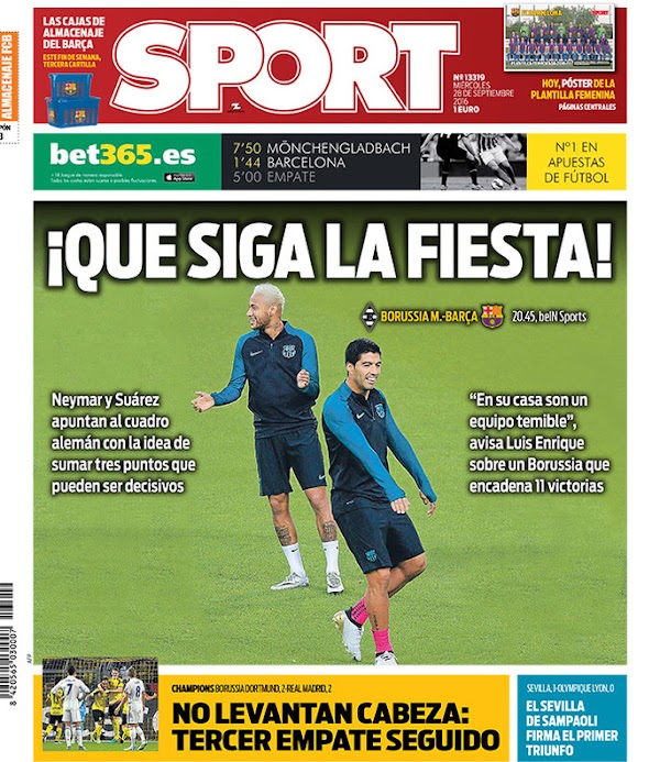 FC Barcelona, Sport: "¡Que siga la fiesta!"