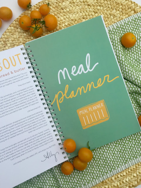 Bread & Butter: Embracing the Practicalities of Life, While Making Time for What Matters.  Cookbook, meal planner, shopping list organizer, recipe booklet.