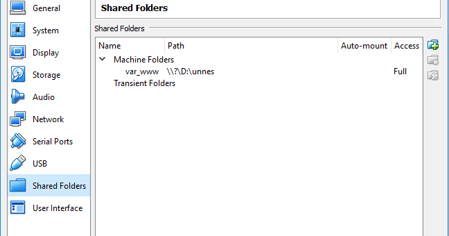 Add bin folder to the path. Shared folder.
