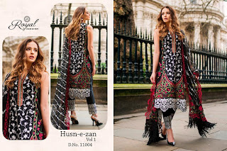 Royal Designer Husn e Zan vol 1 pakistani Suits catalog wholesaler