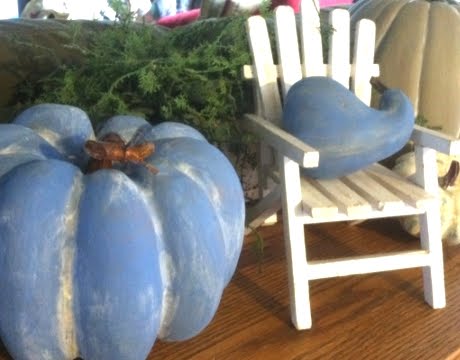 blue pumpkins
