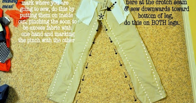 Cara mengecilkan ukuran celana panjang Kursus Menjahit