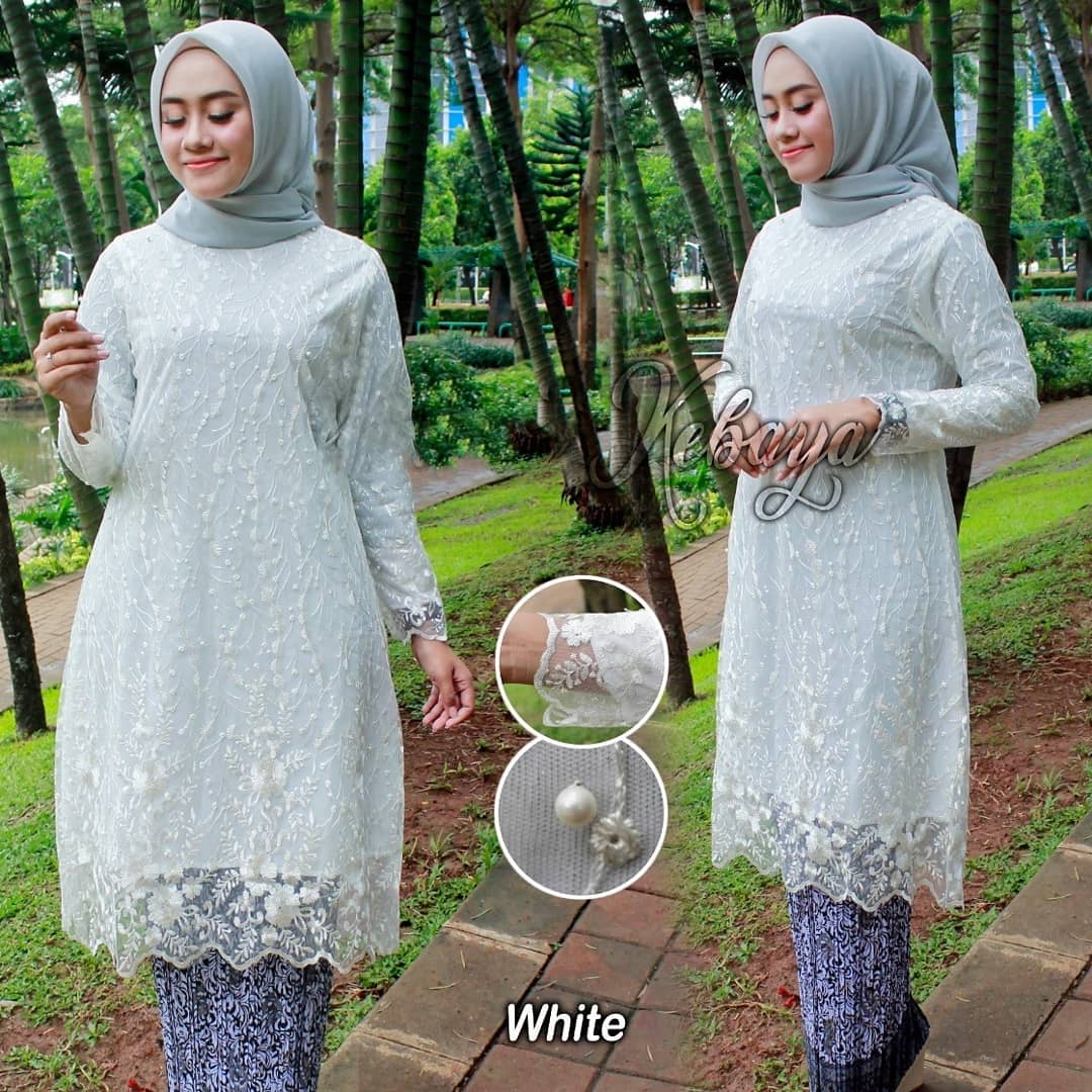 Model Tunik Brokat Terbaik 2020 Desai Mewah Dan Modern