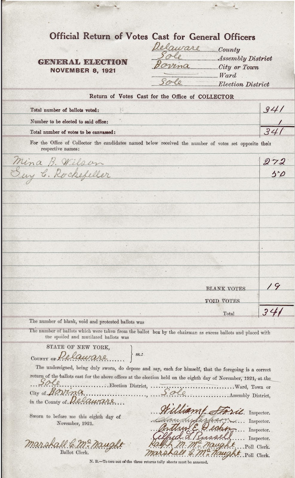 Bovina (NY) History 2013