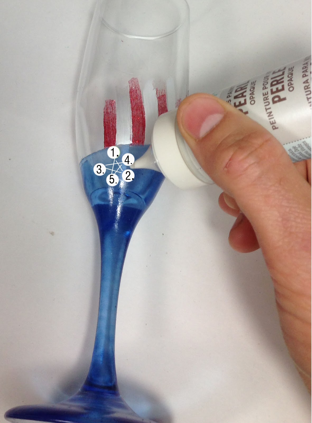DIY: Glitter Drip Wine Glasses