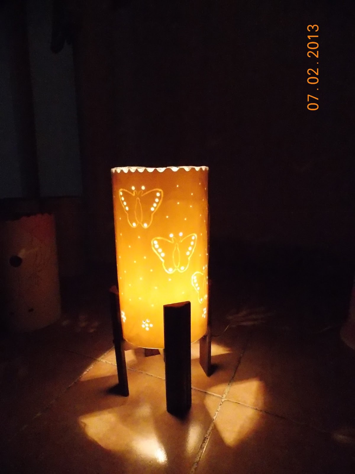 lamparas artesanales de pvc en mexico