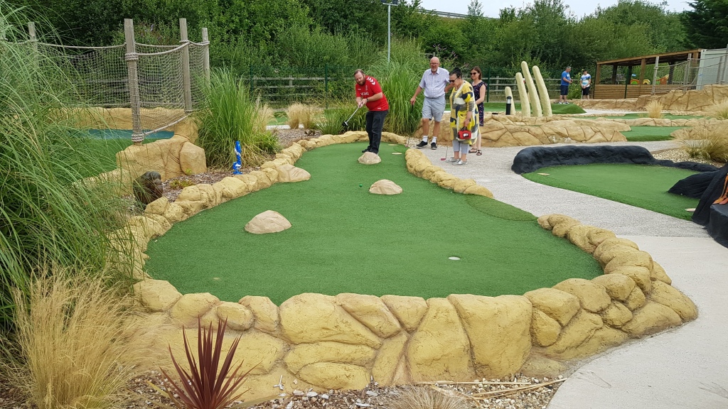 The Ham and Egger Files TeeRex Adventure Golf at Cardiff Golf Centre