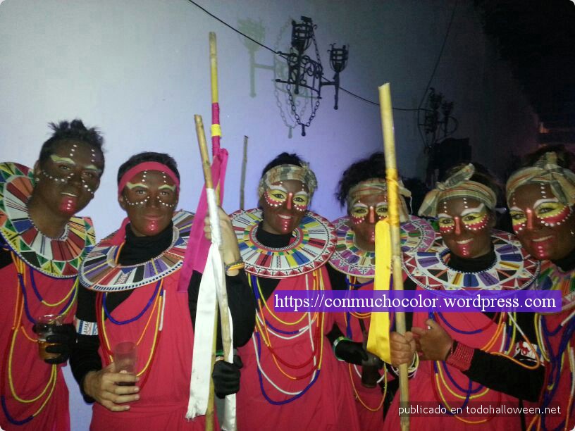 primer ministro Desviar Dedos de los pies Todo Halloween: Disfraz casero de Masai y maquillaje