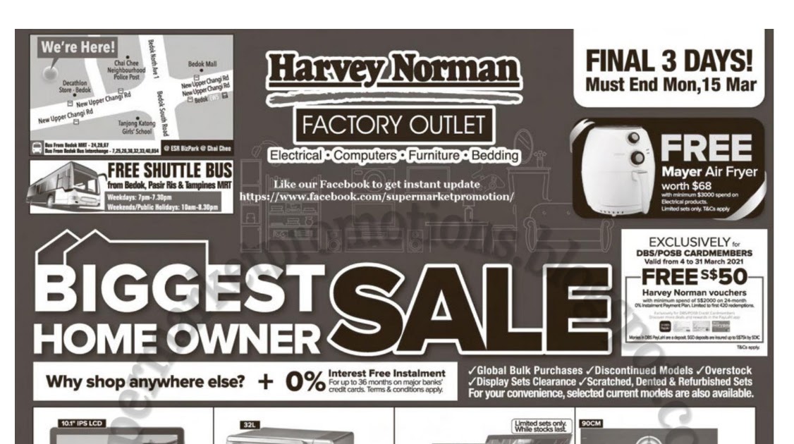 Harvey Norman Home Owner Sale 13 15 March 2021 Supermarket Promotions