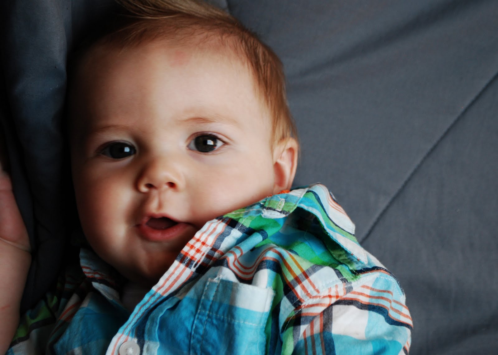 The Stebbins Family Shadoe & Vanessa Our Eight Month Old Big Baby Boy!