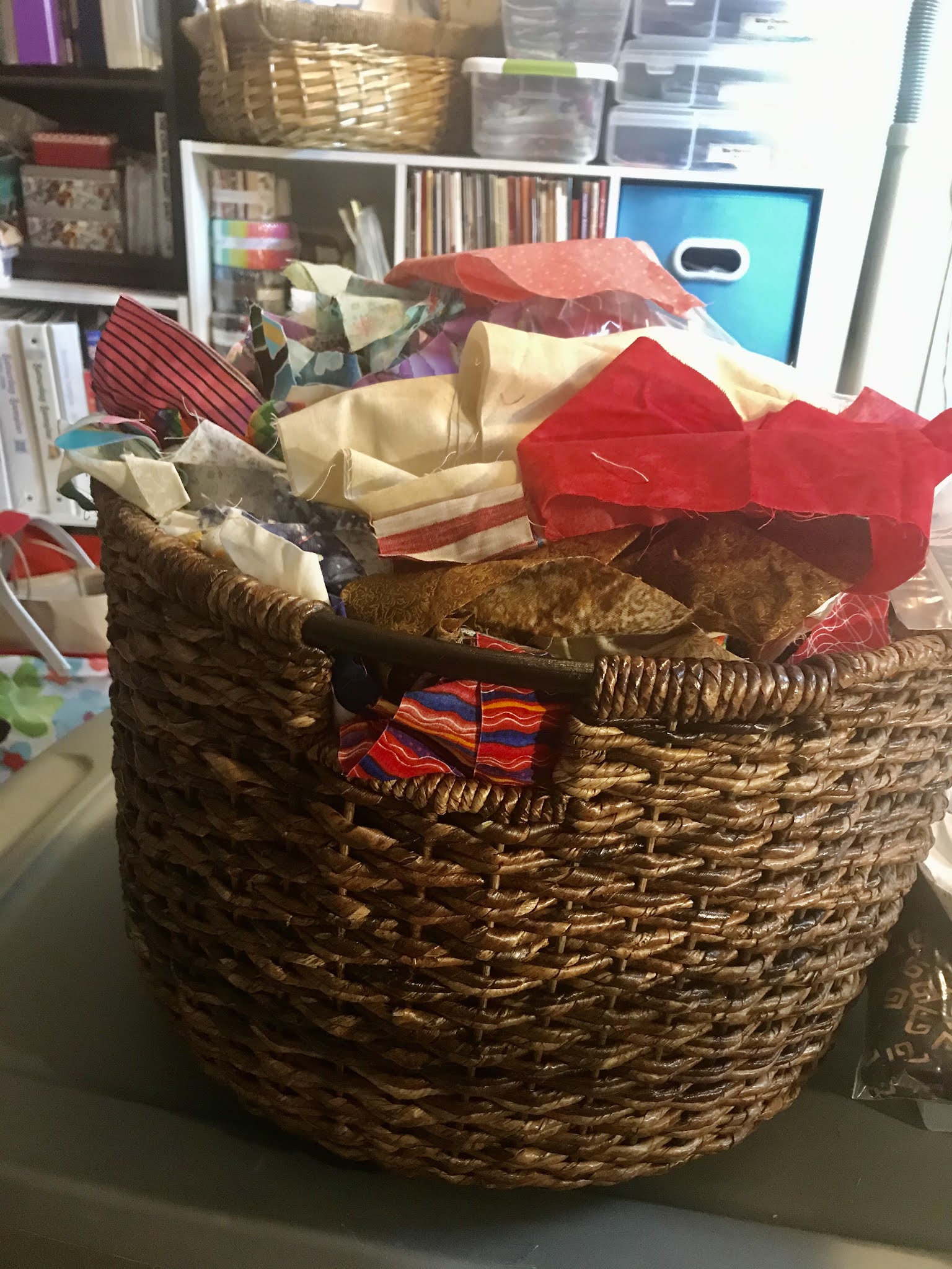 My Sewing Room A big basket
