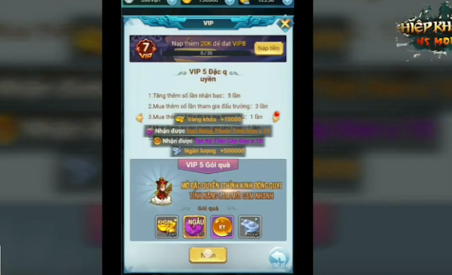 Tải game Hiệp Khách H5 Việt hóa Free VIP7 - Full CODE & Train Rớt KNB - Tải game Trung Quốc hay