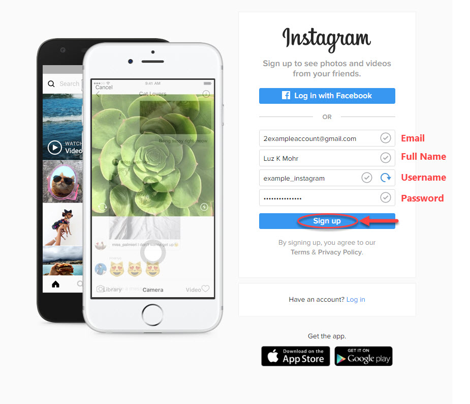 create new account in instagram create new account in instagram