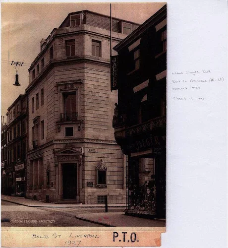 Lloyds Bank, Bold Street, 1927
