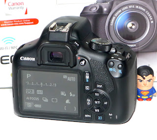 Kamera Canon 1300D Lensa Fix 50mm Fullset