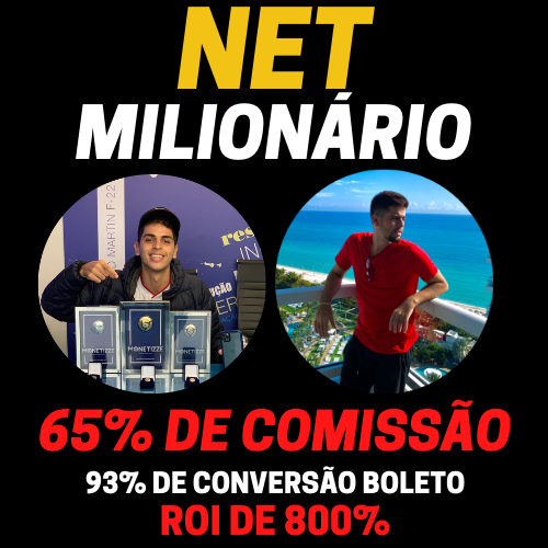 NET MILIONÁRIO COM DESCONTO
