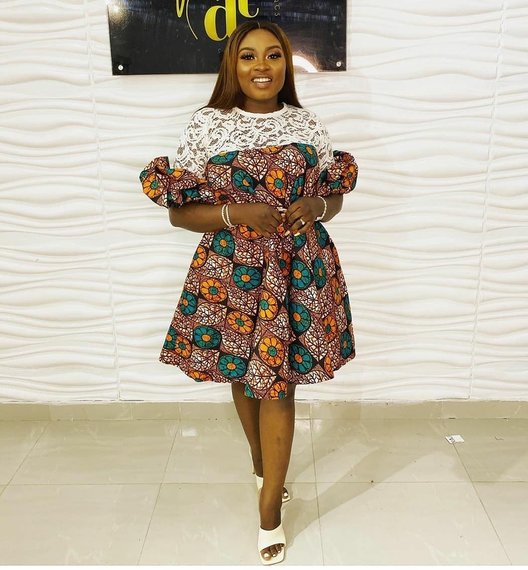 Latest Ankara Short Flay Gown Styles Best styles for ladies to trend