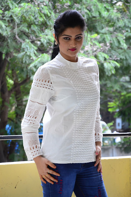 Actress Akshitha Latest Photos In White Dress 10