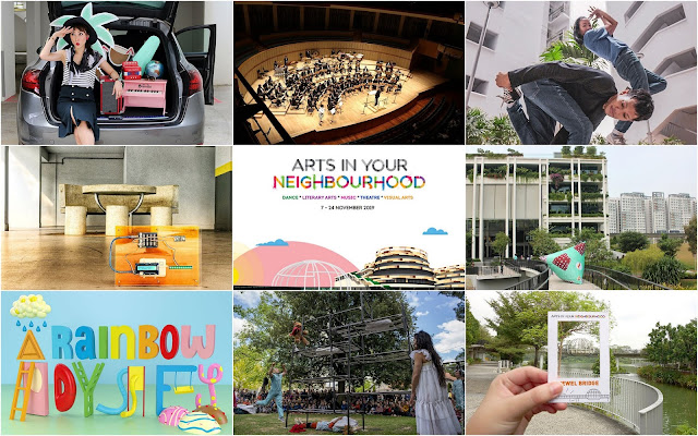 Arts in Your Neighbourhood : Giant Five Stones, Rainbow Odyssey , Data sculptures and more!