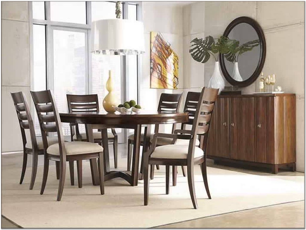 6 Person Circle Dining Table