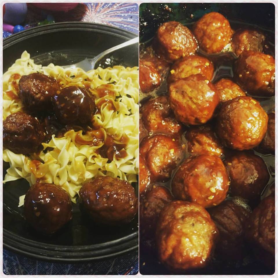 Diana's Recipe Corner Honey Garlic Crockpot Meatballs